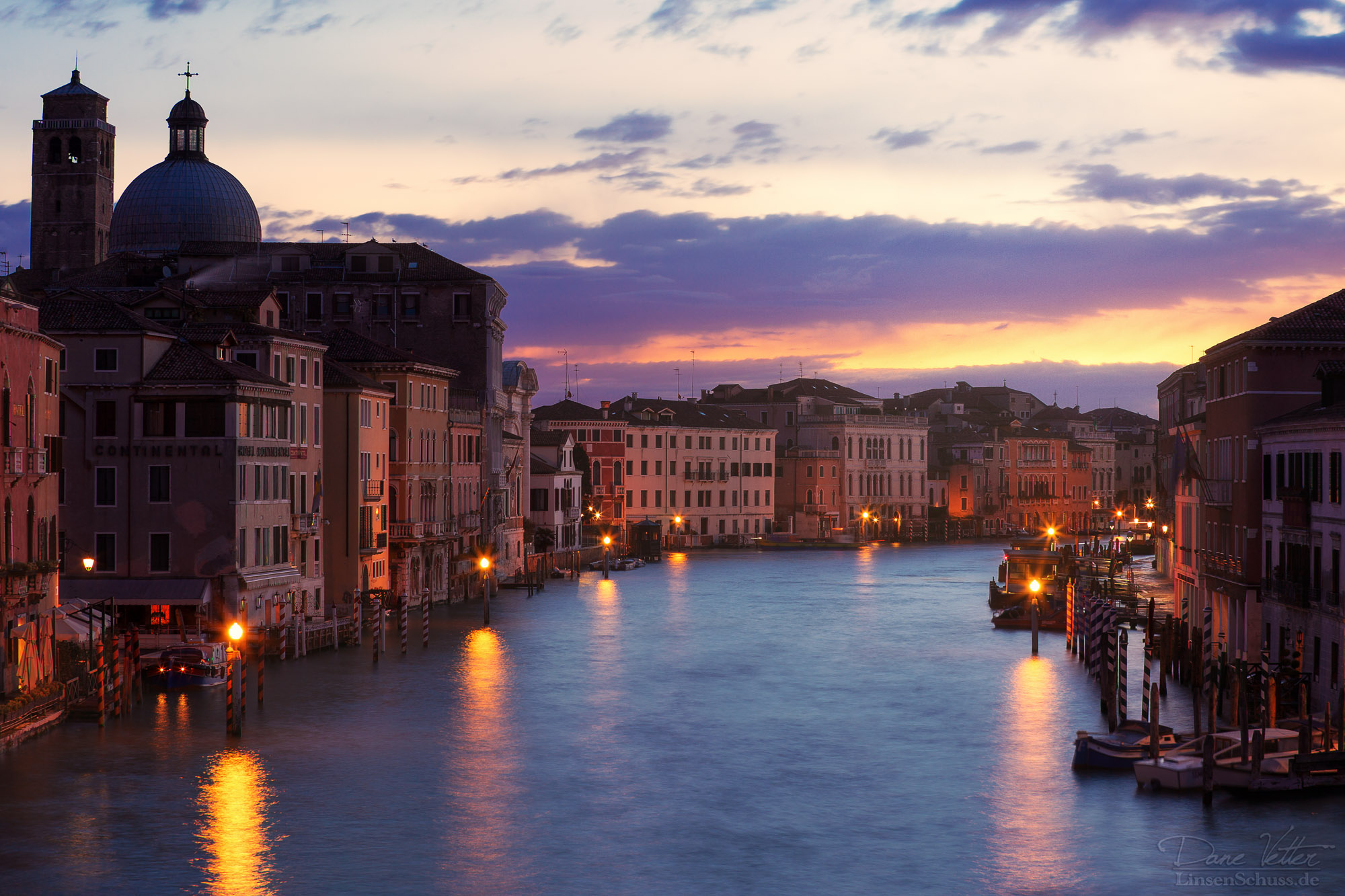 Sonnenuntergang bei Ponte degli Scalzi